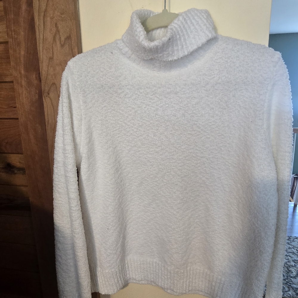 Zenana Outfitters Cream Cozy Turtleneck Sweater